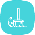 Standard cleaning icon