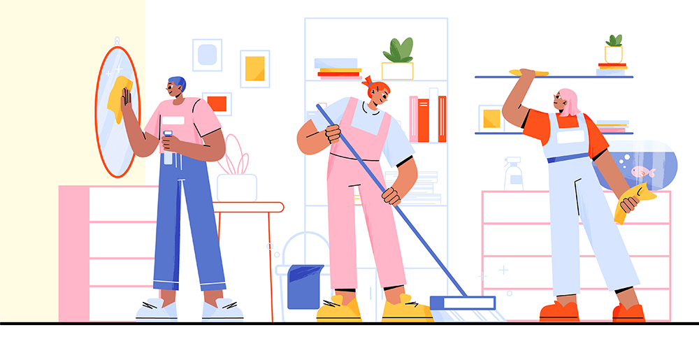 Room-by-Room Cleaning