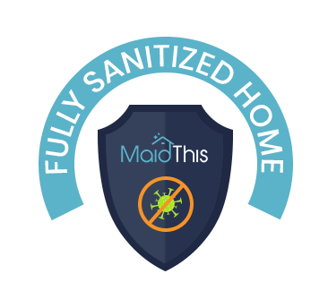 MaidThis West Palm Beach fully sanitized home trust badge