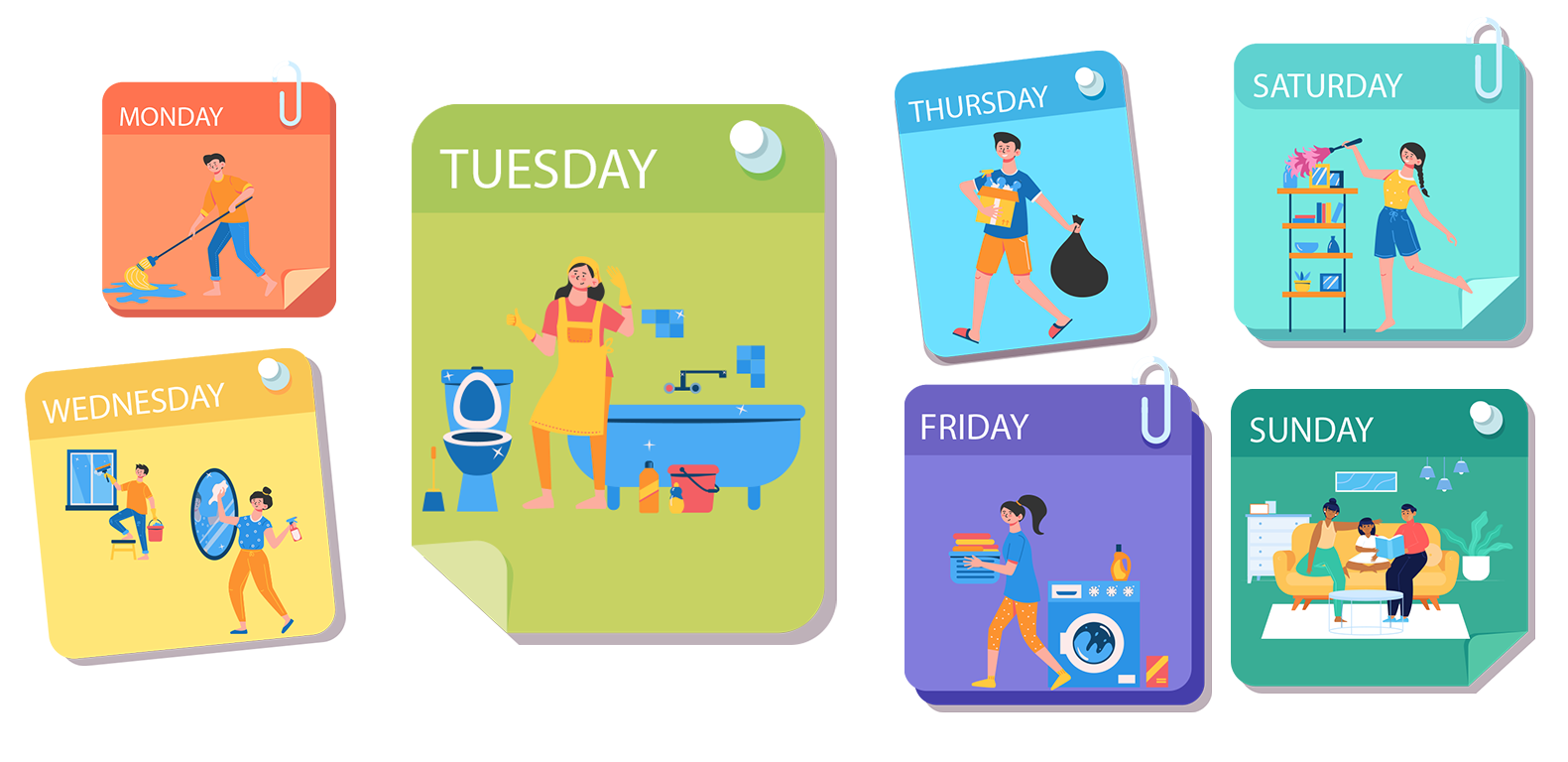 Try this 7-Day Weekly Cleaning Schedule for an Organized and Tidy Home
